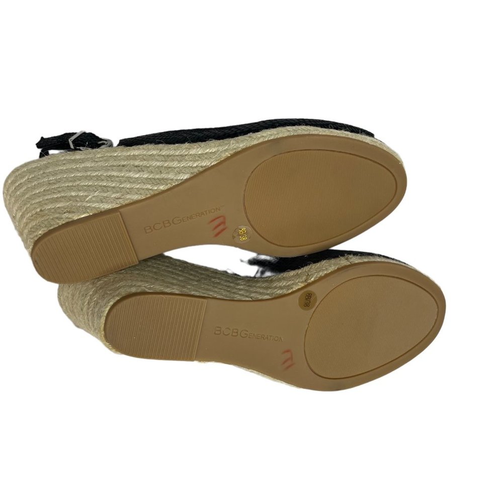 BCBGENERATION 8 Basil wedge slingbacks black - Picture 7 of 9